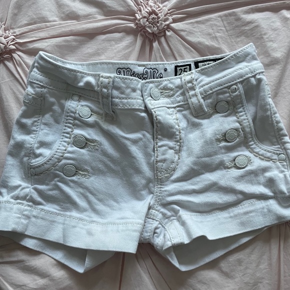 Miss Me l White Sailor Shorts - Picture 3 of 6